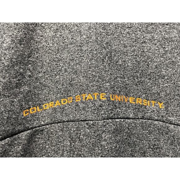 Colorado State Rams Full Zip Fleece Jacket Mens Size XXL Green Gray Embroidered‎ - Picture 5 of 10